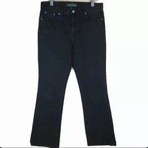 Lauren Jeans Co. Ralph Lauren Jeans Woman's black wash Sz 8 Classic Bootcut